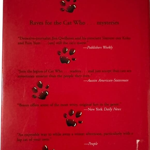 The Cat Who Robbed a Bank by Lilian Jackson Braun Hardcover - Picture 2 of 3